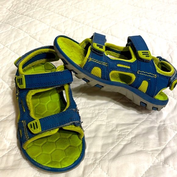 Toddler Sandals 10T Blue&Green - Picture 3 of 3